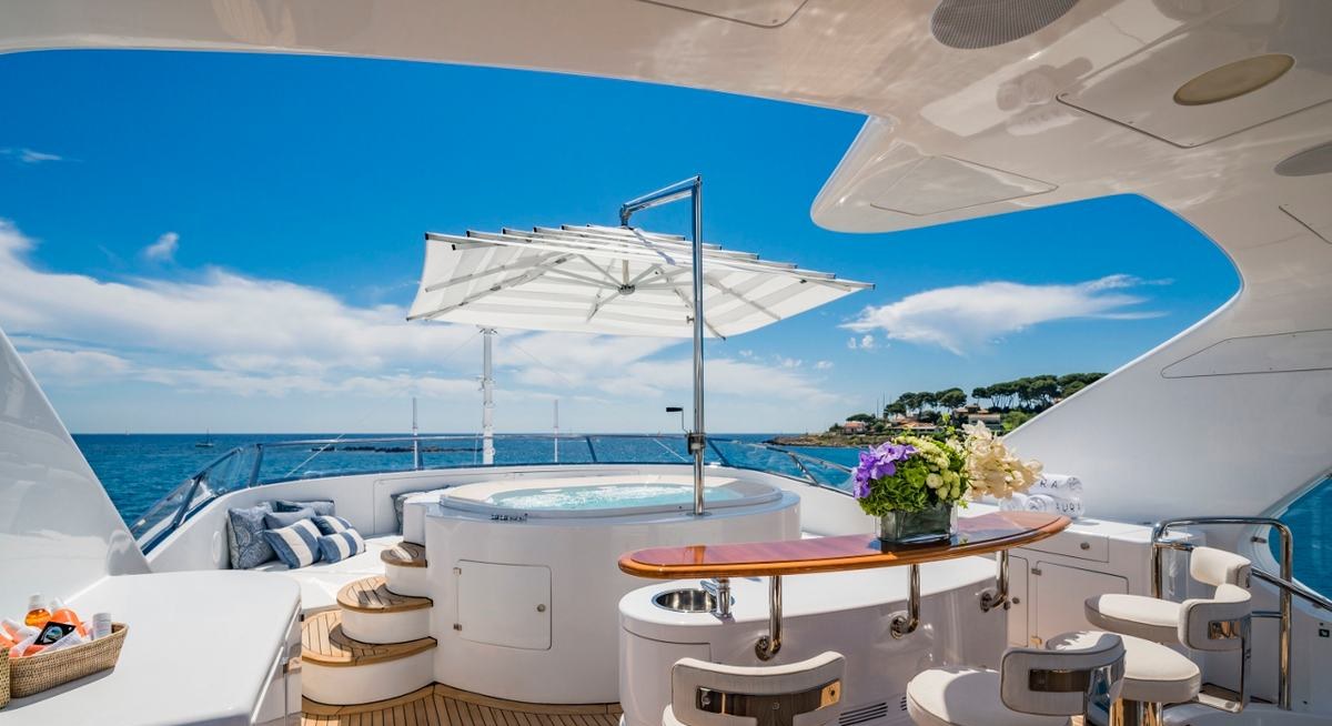 AURA yacht charter 2