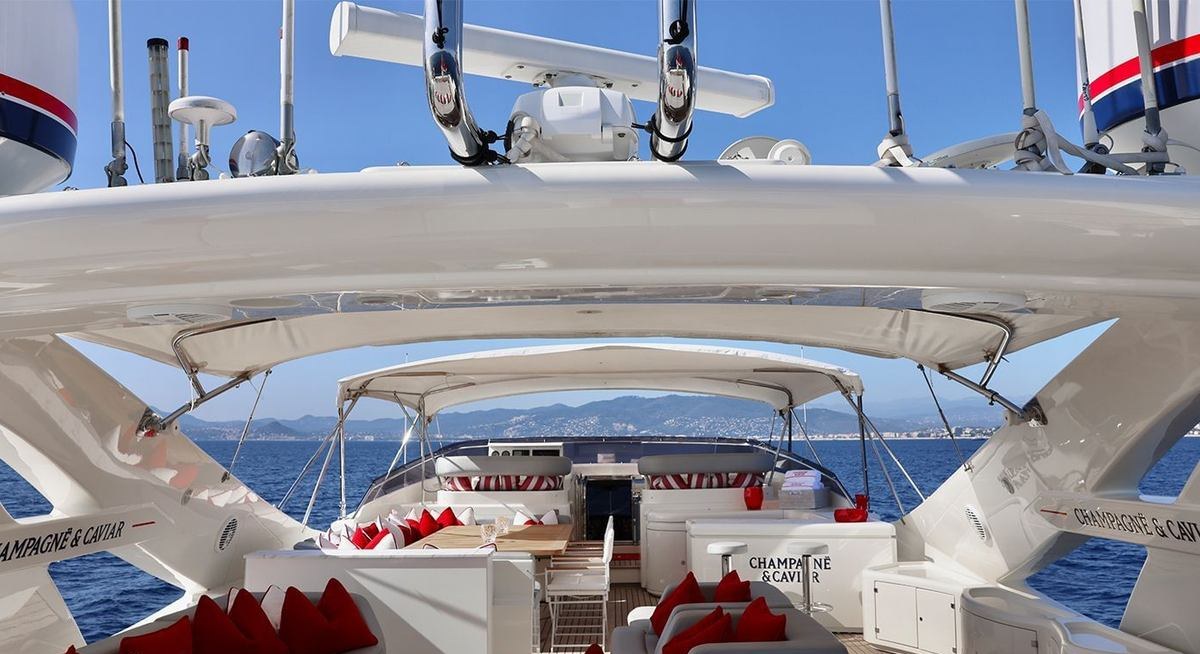 CHAMPAGNE AND CAVIAR yacht charter 2