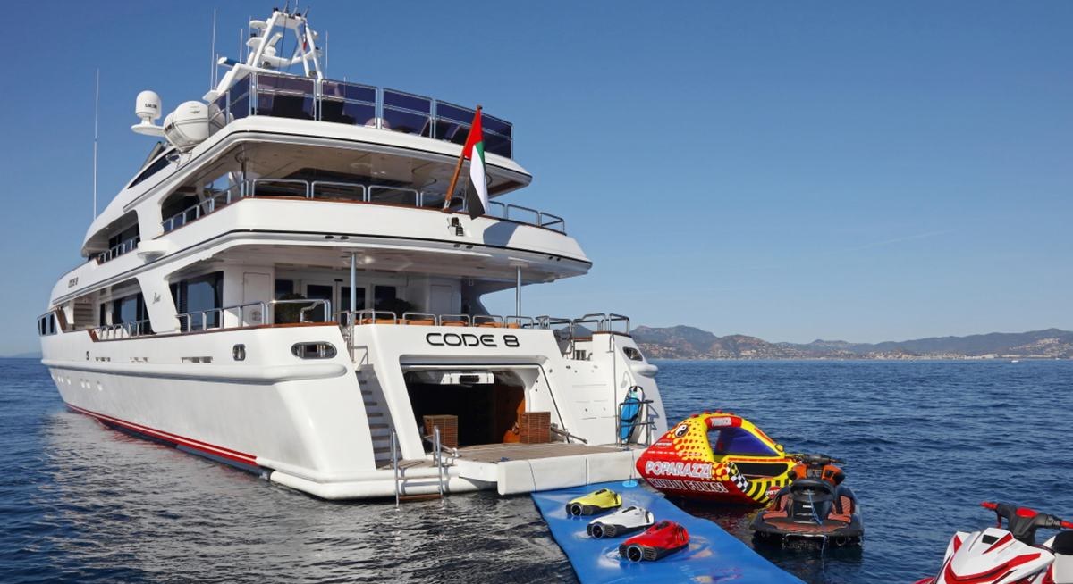 CODE 8 yacht charter 5