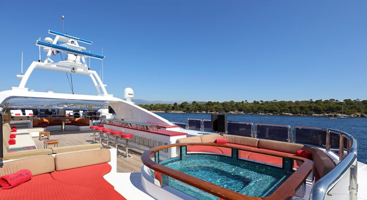 CODE 8 yacht charter 2