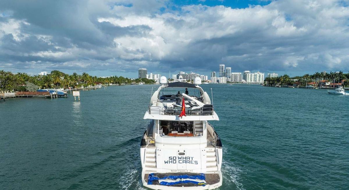 SO WHAT WHO CARES yacht charter 5